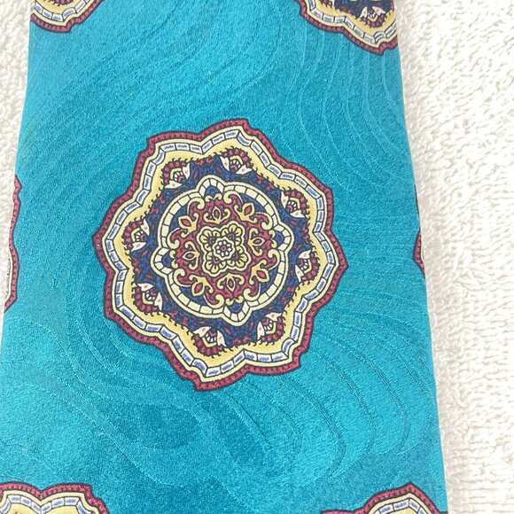 Don Loper Beverly Hills Italian Silk Men's Neck Tie Made in USA 4" wide - Picture 4 of 6